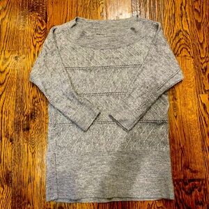 White House Black Market Silver Sweater. Size XS.